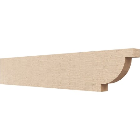 Ekena Millwork 2in. W x 6in. H x 32in. L Alpine Woodgrain TimberThane Rafter Tail, Primed Tan RFTUR02X06X32ALPRCPR